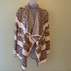 Staring at Stars Aztec Draped Cardigan, Size Medium